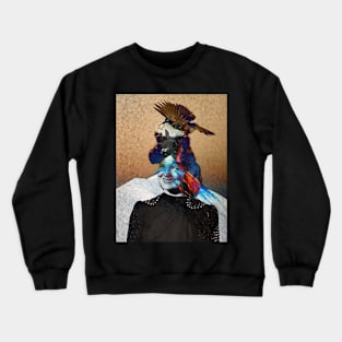 Birdhouse - Surreal/Collage Art Crewneck Sweatshirt